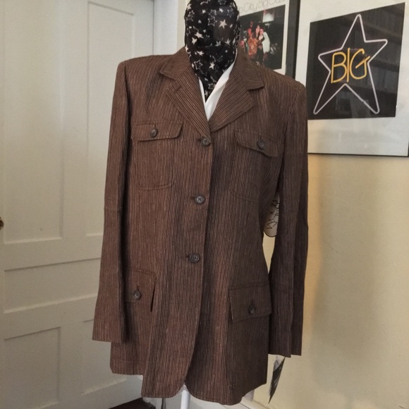 Emanuel Ungaro Jackets & Blazers - Emanuel Ungaro linen military jacket, “Liberte”